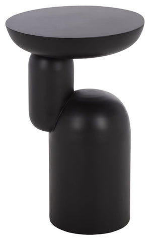 Safavieh Donnastella Matte Metal Square Accent Table Sleek Architectural Side Piece for Any Room Black SFV6809A