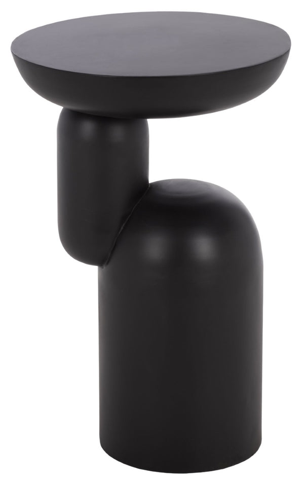 Safavieh Donnastella Matte Metal Square Accent Table Sleek Architectural Side Piece for Any Room Black SFV6809A