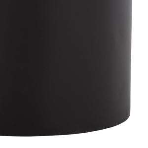 Safavieh Donnastella Matte Metal Square Accent Table Sleek Architectural Side Piece for Any Room Black SFV6809A