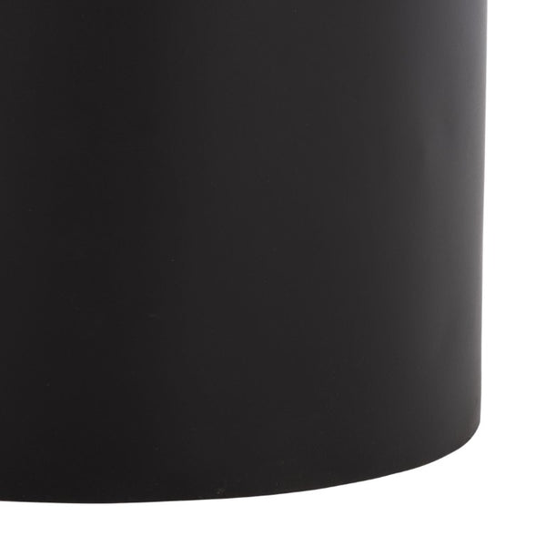 Safavieh Donnastella Matte Metal Square Accent Table Sleek Architectural Side Piece for Any Room Black SFV6809A