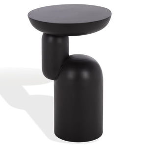 Safavieh Donnastella Matte Metal Square Accent Table Sleek Architectural Side Piece for Any Room Black SFV6809A