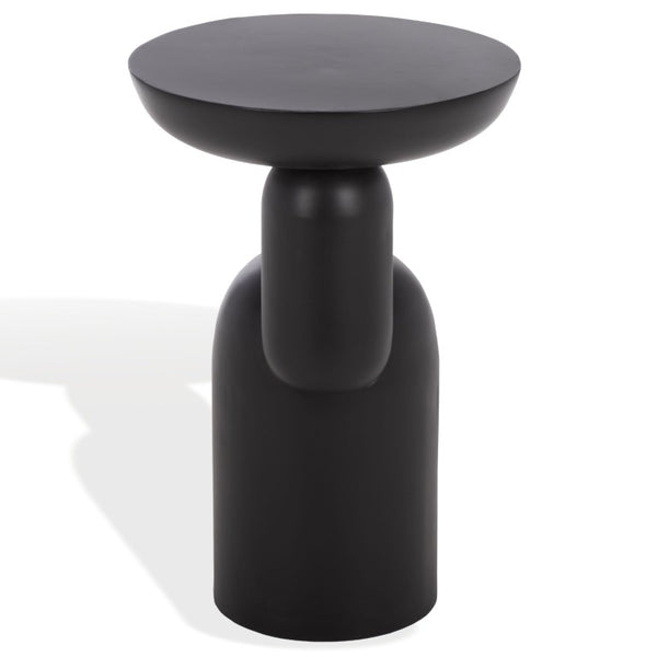Safavieh Donnastella Matte Metal Square Accent Table Sleek Architectural Side Piece for Any Room Black SFV6809A