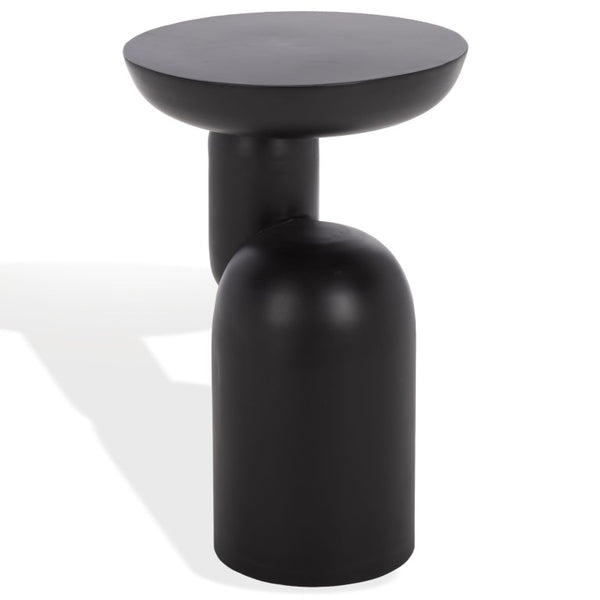Safavieh Donnastella Matte Metal Square Accent Table Sleek Architectural Side Piece for Any Room Black SFV6809A