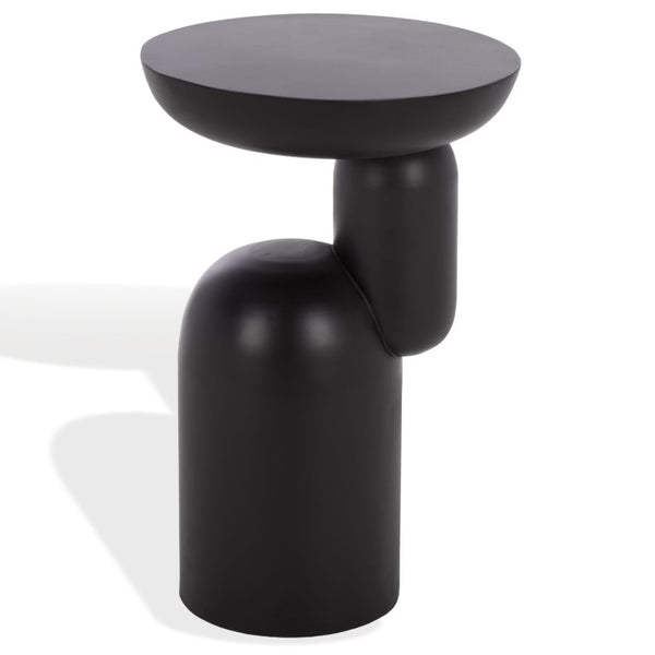 Safavieh Donnastella Matte Metal Square Accent Table Sleek Architectural Side Piece for Any Room Black SFV6809A