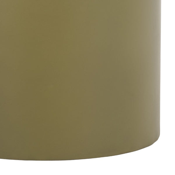 Safavieh Donnastella Matte Metal Square Accent Table Sleek Architectural Side Piece for Any Room Olive Green SFV6809B