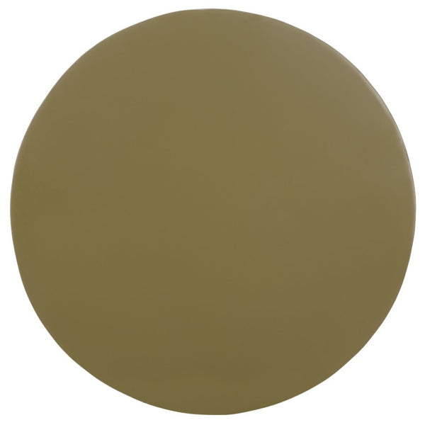 Safavieh Donnastella Matte Metal Square Accent Table Sleek Architectural Side Piece for Any Room Olive Green SFV6809B