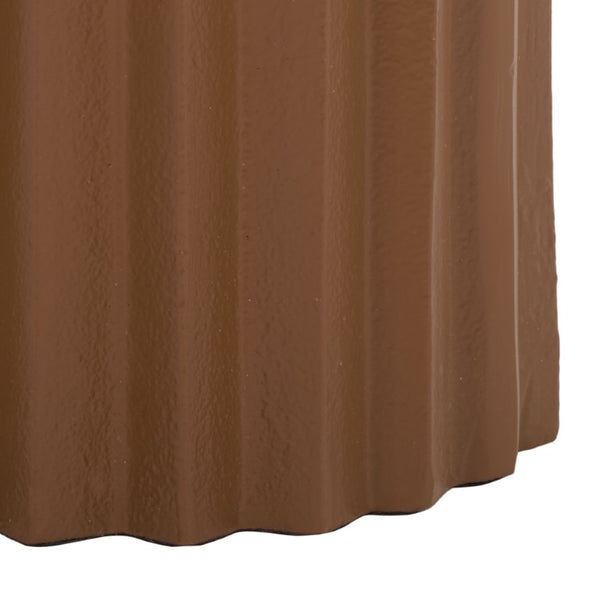 Safavieh Cindylyn Industrial Concrete Top Side Table with Angular Metal Base for Modern Spaces Brown SFV6810C