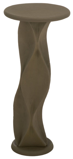 Safavieh Zaylyn Matte Metal Accent Table Slim Angular Design for Modern Living Spaces Beige SFV6811B