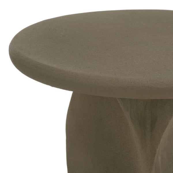 Safavieh Zaylyn Matte Metal Accent Table Slim Angular Design for Modern Living Spaces Beige SFV6811B