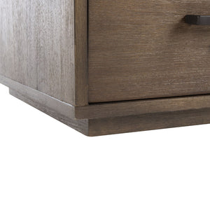 Safavieh POESY Modern 1-Drawer Nightstand - Stylish Acacia Wood Bedside Table for Contemporary Interiors Dark Chocolate SFV7200A
