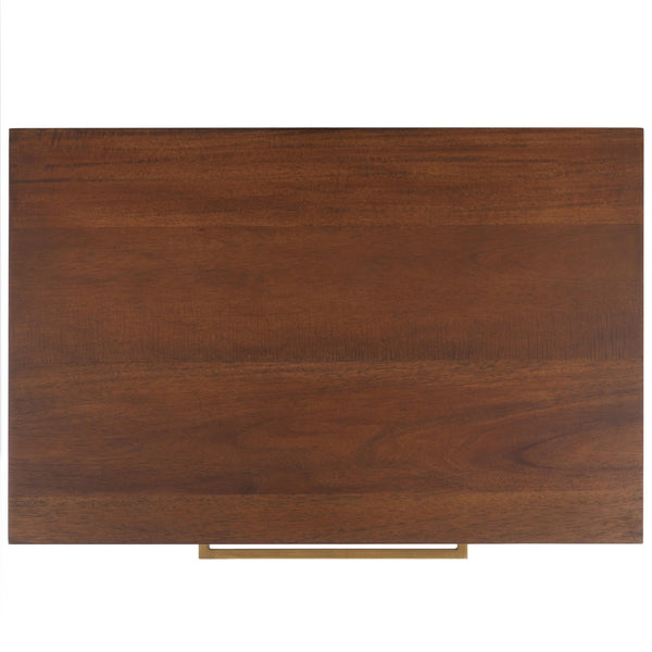 Safavieh POESY Modern 1-Drawer Nightstand - Stylish Acacia Wood Bedside Table for Contemporary Interiors Brown SFV7200B