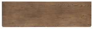 Safavieh ZEUS 6-Drawer Wood Dresser in Medium Oak - Modern Minimalism Meets Durable Craftsmanship for Storage SFV7204A