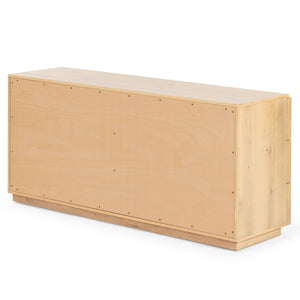 Zeus Six Drawer Wood Dresser With Framed Fronts — Contemporary Durable Storage, Spacious 63" Wide