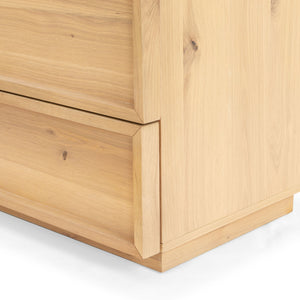 Zeus Six Drawer Wood Dresser With Framed Fronts — Contemporary Durable Storage, Spacious 63" Wide