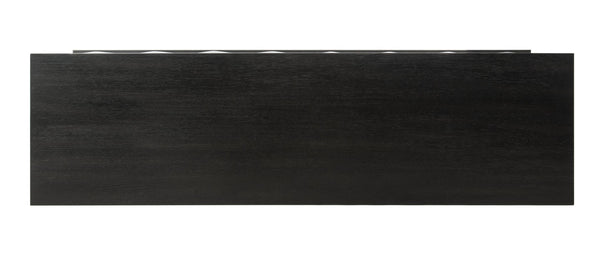 Safavieh PATTY 6-Drawer Dresser - Sculptural Contemporary Design with Spacious Storage for Modern Bedrooms Black SFV7206A