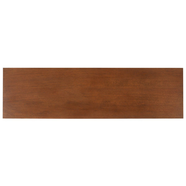 Safavieh PATTY 6-Drawer Dresser - Sculptural Contemporary Design with Spacious Storage for Modern Bedrooms Walnut SFV7206B