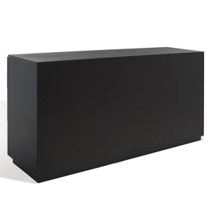 Safavieh ZEUS Nine-Drawer Dresser - Timeless Acacia-Inspired Design for Organized Bedroom Elegance Black SFV7224B