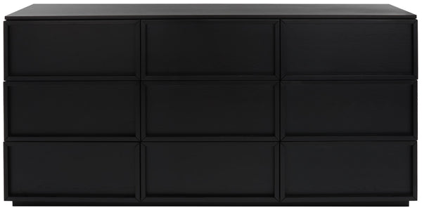 Safavieh Zeus 9 Drawer Dresser Black SFV7224B