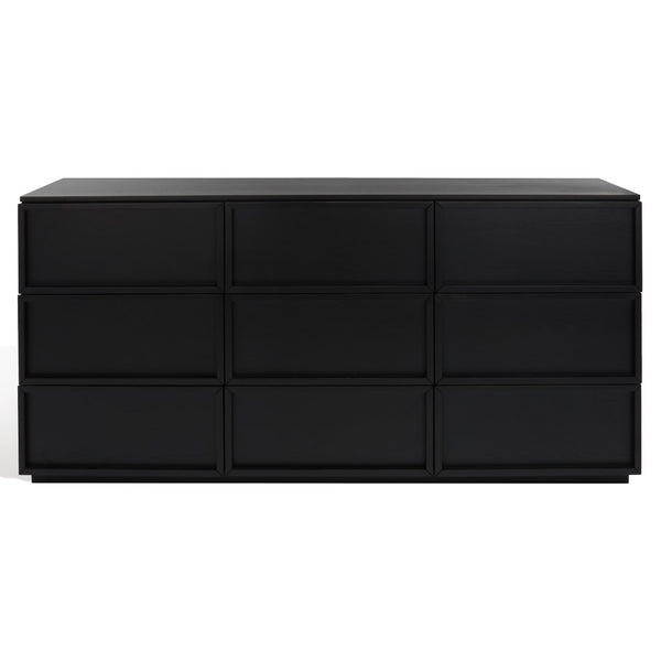 Safavieh Zeus 9 Drawer Dresser Black SFV7224B