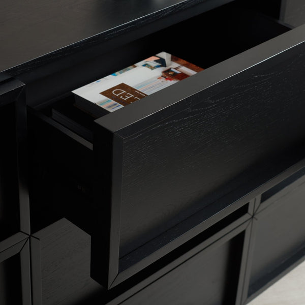 Safavieh ZEUS Nine-Drawer Dresser - Timeless Acacia-Inspired Design for Organized Bedroom Elegance Black SFV7224B