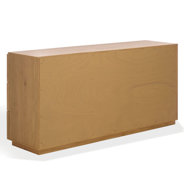 Zeus Nine-Drawer Dresser With Lively Acacia Grain Finish, Durable Construction, Generous Storage (97)