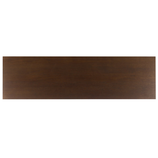 Patty Sculptural 4-Door Sideboard With Diamond-Relief Facade, Warm Wood Veneer, Spacious Storage