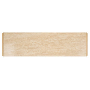 Safavieh BELLAROSE Dresser - Artisan Natural Travertine with Warm Ashwood, Six Spacious Drawers for Storage SFV7226A