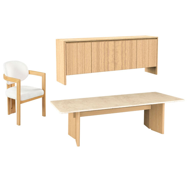Safavieh BELLAROSE Armchair - Soft Ivory Boucle with Natural Ashwood Finish, Modern Comfort & Timeless Style SFV7232A