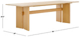 Safavieh Bellarose Travertine Dining Table Natural / Travertine SFV7231A-2BX