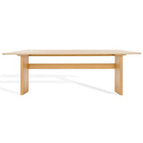 Safavieh Bellarose Travertine Dining Table Natural / Travertine SFV7231A-2BX