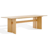 Safavieh Bellarose Travertine Dining Table Natural / Travertine SFV7231A-2BX