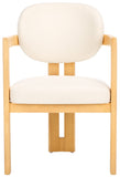 Safavieh Bellarose Arm Chair Ivory / Natural SFV7232A