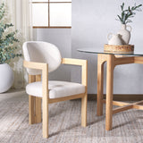 Safavieh Bellarose Arm Chair Ivory / Natural SFV7232A