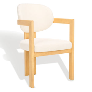 Safavieh Bellarose Arm Chair Ivory / Natural SFV7232A
