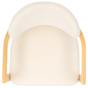 Safavieh Bellarose Arm Chair Ivory / Natural SFV7232A