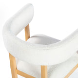 Safavieh Trystan Boucle Arm Chair Ivory / Natural SFV7234A