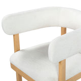 Safavieh Trystan Boucle Arm Chair Ivory / Natural SFV7234A