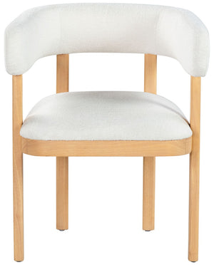 Safavieh Trystan Boucle Arm Chair Ivory / Natural SFV7234A