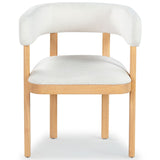 Safavieh Trystan Boucle Arm Chair Ivory / Natural SFV7234A