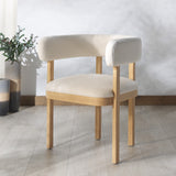 Safavieh Trystan Boucle Arm Chair Ivory / Natural SFV7234A