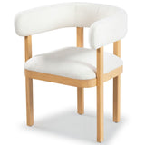 Safavieh Trystan Boucle Arm Chair Ivory / Natural SFV7234A