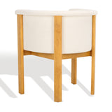 Safavieh Katemarie Boucle Arm Chair Ivory / Natural SFV7235A