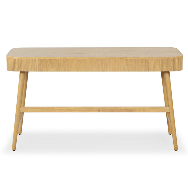 Safavieh Barnett 1 Drawer Wood Desk - Chic Natural Finish For Stylish Home Office & Clutter-free Workspace Natural 2% Metal,8% Cork Veneer,25% Manufactured Wood,30% Plywood,35% Wood Sfv7239a