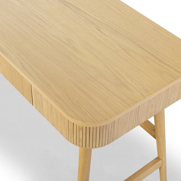 Safavieh Barnett 1 Drawer Wood Desk - Chic Natural Finish For Stylish Home Office & Clutter-free Workspace Natural 2% Metal,8% Cork Veneer,25% Manufactured Wood,30% Plywood,35% Wood Sfv7239a