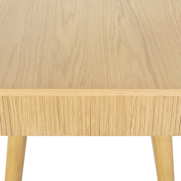 Safavieh Barnett 1 Drawer Wood Desk - Chic Natural Finish For Stylish Home Office & Clutter-free Workspace Natural 2% Metal,8% Cork Veneer,25% Manufactured Wood,30% Plywood,35% Wood Sfv7239a