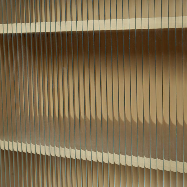 Safavieh Kaybella Glass Door Chest - Natural Finish, Contemporary Design, Durable Solid Wood Storage Solution Natural 1% Metal,22% Tempered Glass,9% Cork Veneer,30% Manufactured Wood,20% Plywood,18% Wood Sfv7240a