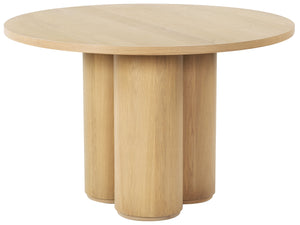 Safavieh Kathalina Round Wood Dining Table – Elegant Design, Durable Craftsmanship For Stylish Dining Spaces Natural Wood Sfv7242a-2bx