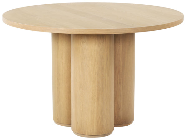 Safavieh Kathalina Round Wood Dining Table – Elegant Design, Durable Craftsmanship For Stylish Dining Spaces Natural Wood Sfv7242a-2bx