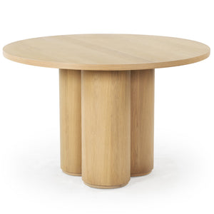 Safavieh Kathalina Round Wood Dining Table – Elegant Design, Durable Craftsmanship For Stylish Dining Spaces Natural Wood Sfv7242a-2bx