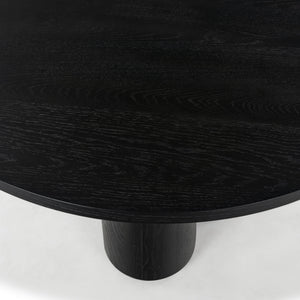 Safavieh Kathalina Round Wood Dining Table – Elegant Design, Durable Craftsmanship For Stylish Dining Spaces Black Wood Sfv7242b-2bx